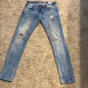 Zara ripped jeans